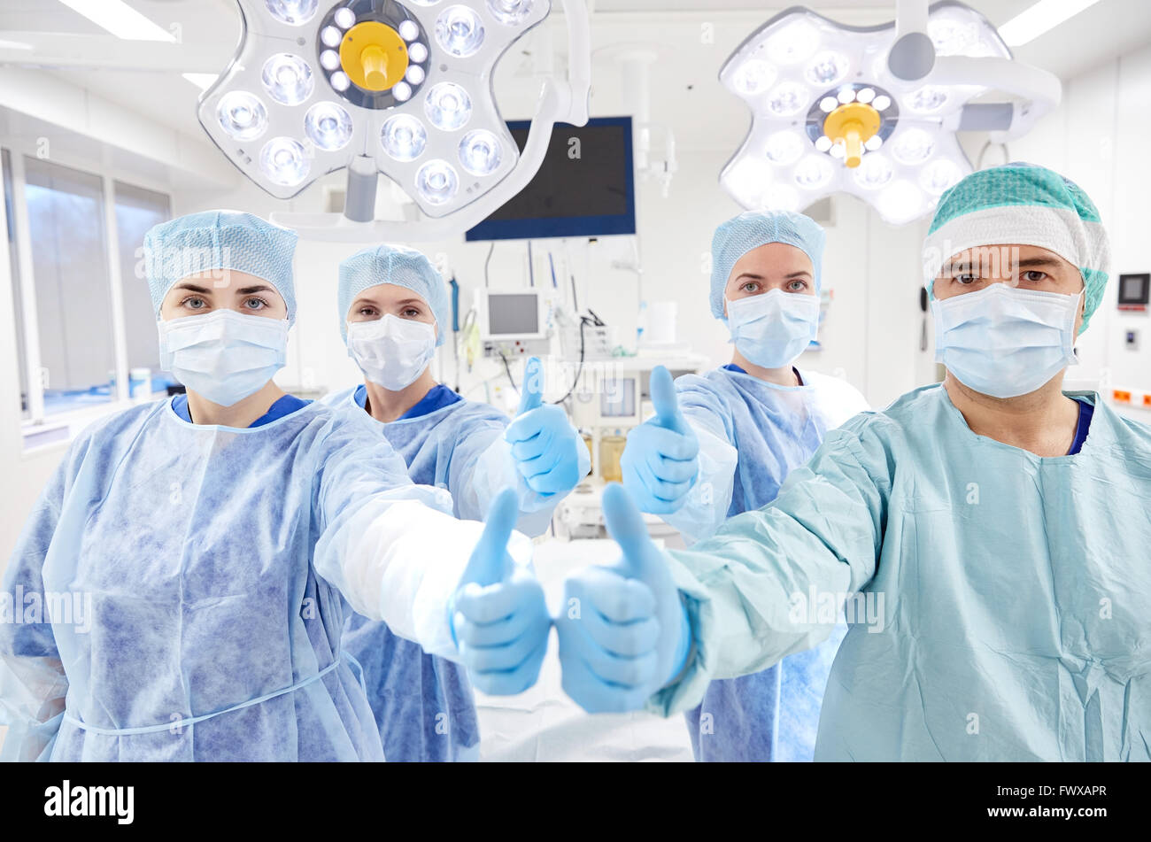 group of surgeons in operating room at hospital Stock Photo - Alamy