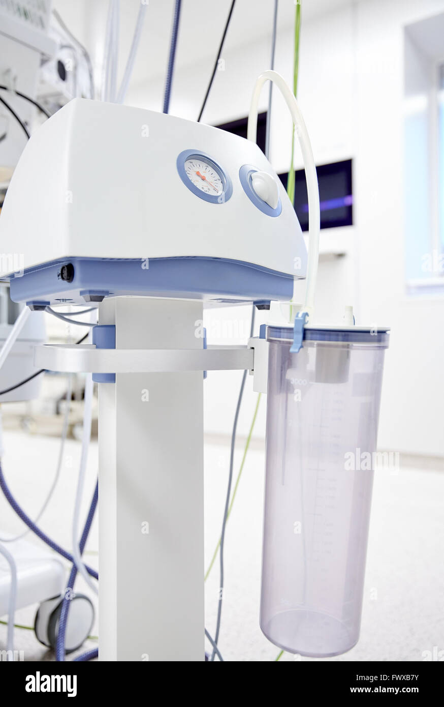 vacuum aspirator at hospital operating room Stock Photo Alamy