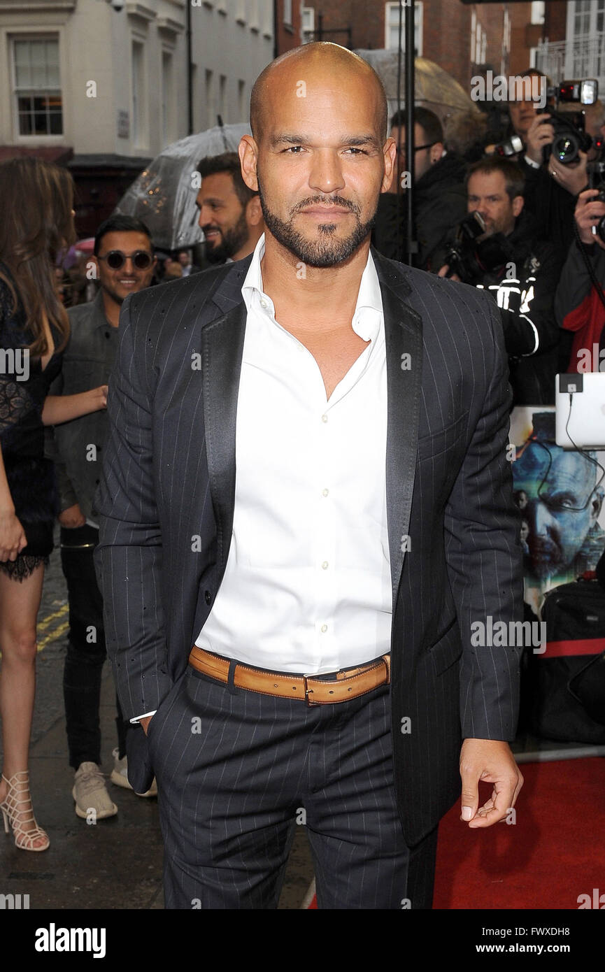 Puerto Rican actor Amaury Nolasco attends the UK Premiere of Criminal at Curzon Mayfair in London, England. 7th April 2016 © Paul Treadway Stock Photo