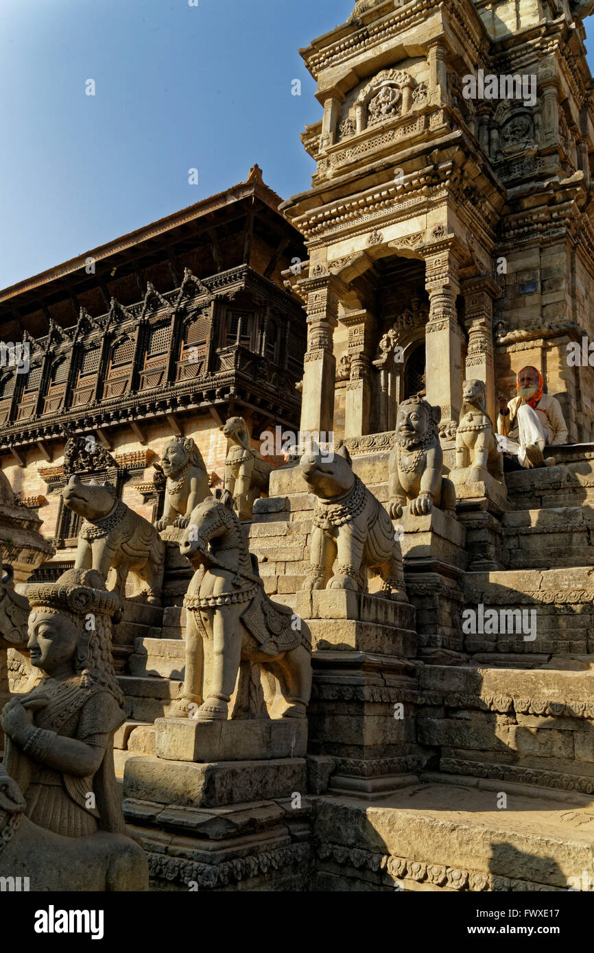 City World Heritage UNESCO Bhaktapur, Durbar Square, Kathmandu Valley ...