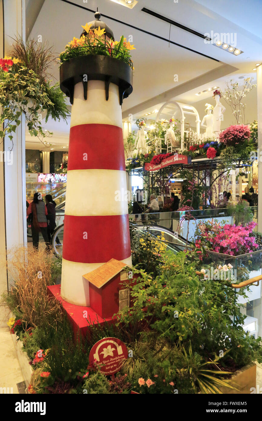 Macy's Spring Annual Macy's Spring Flower Show in Macy's department store in Herald ...