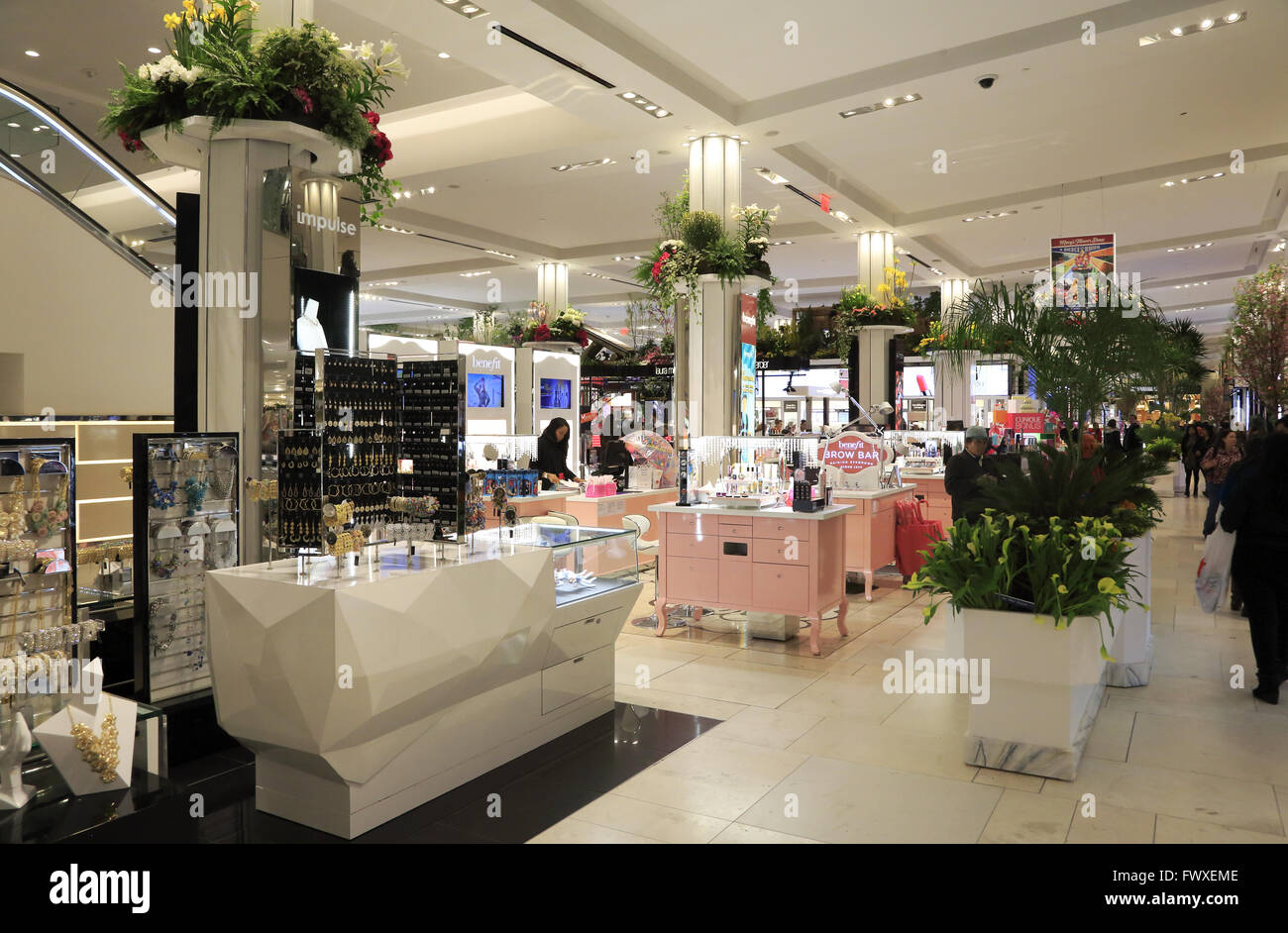 Macy's Spring Annual Macy's Spring Flower Show in Macy's department store in Herald ...