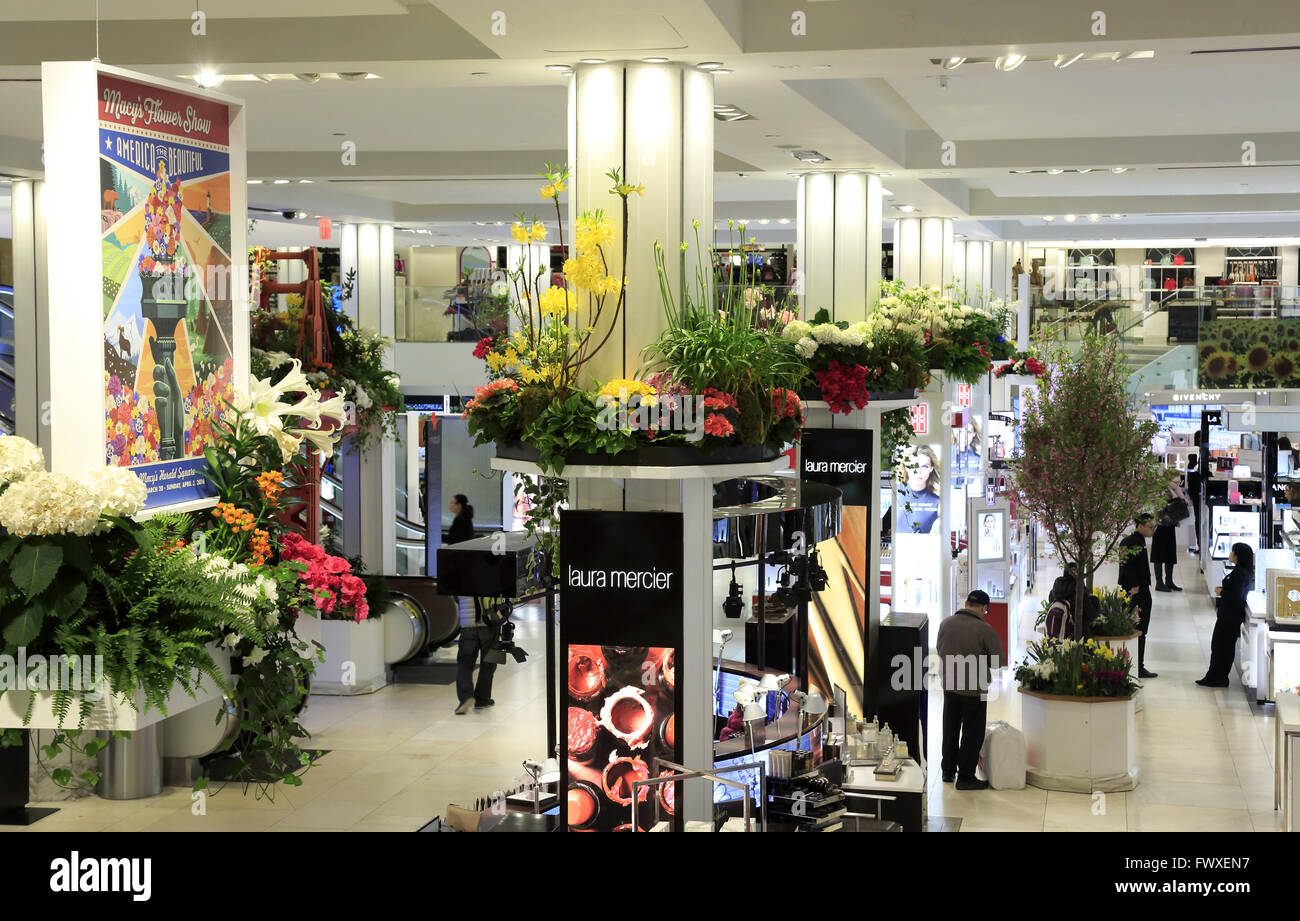 Macy's Spring Annual Macy's Spring Flower Show in Macy's department store in Herald ...