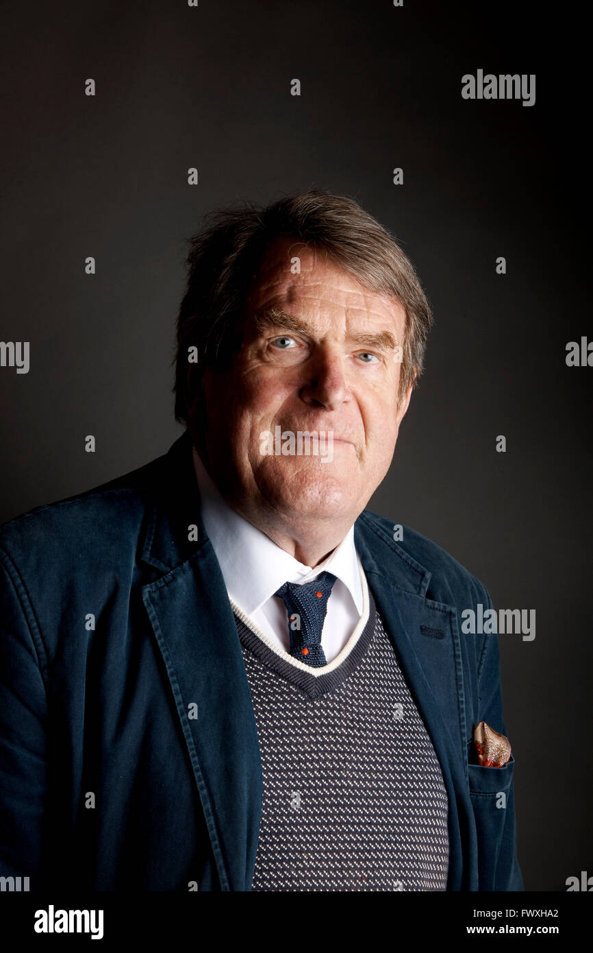 Jeremy Lewis at the Oldie Literary Lunch 08-3-16 Stock Photo