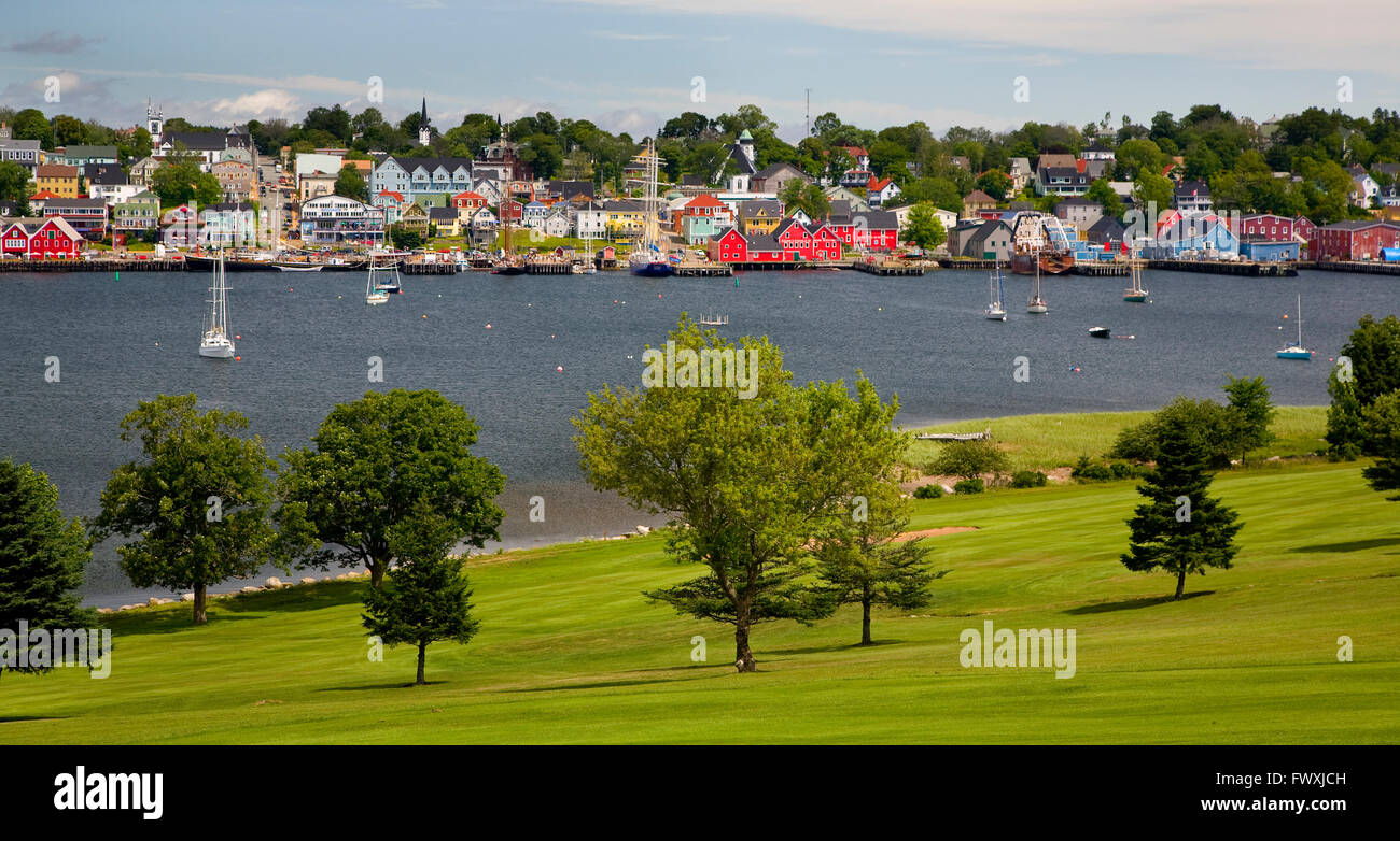 Views of Lunenburg,Nova Scotia Stock Photo