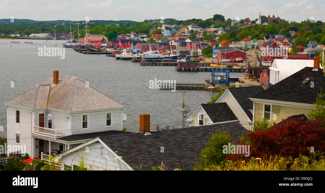 Views of Lunenburg,Nova Scotia Stock Photo