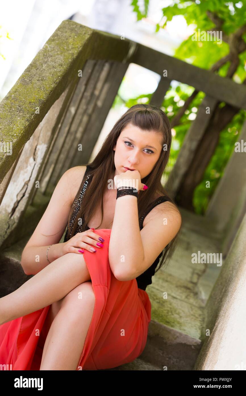 One single solo teenager beautiful female hi-res stock photography and  images - Page 5 - Alamy