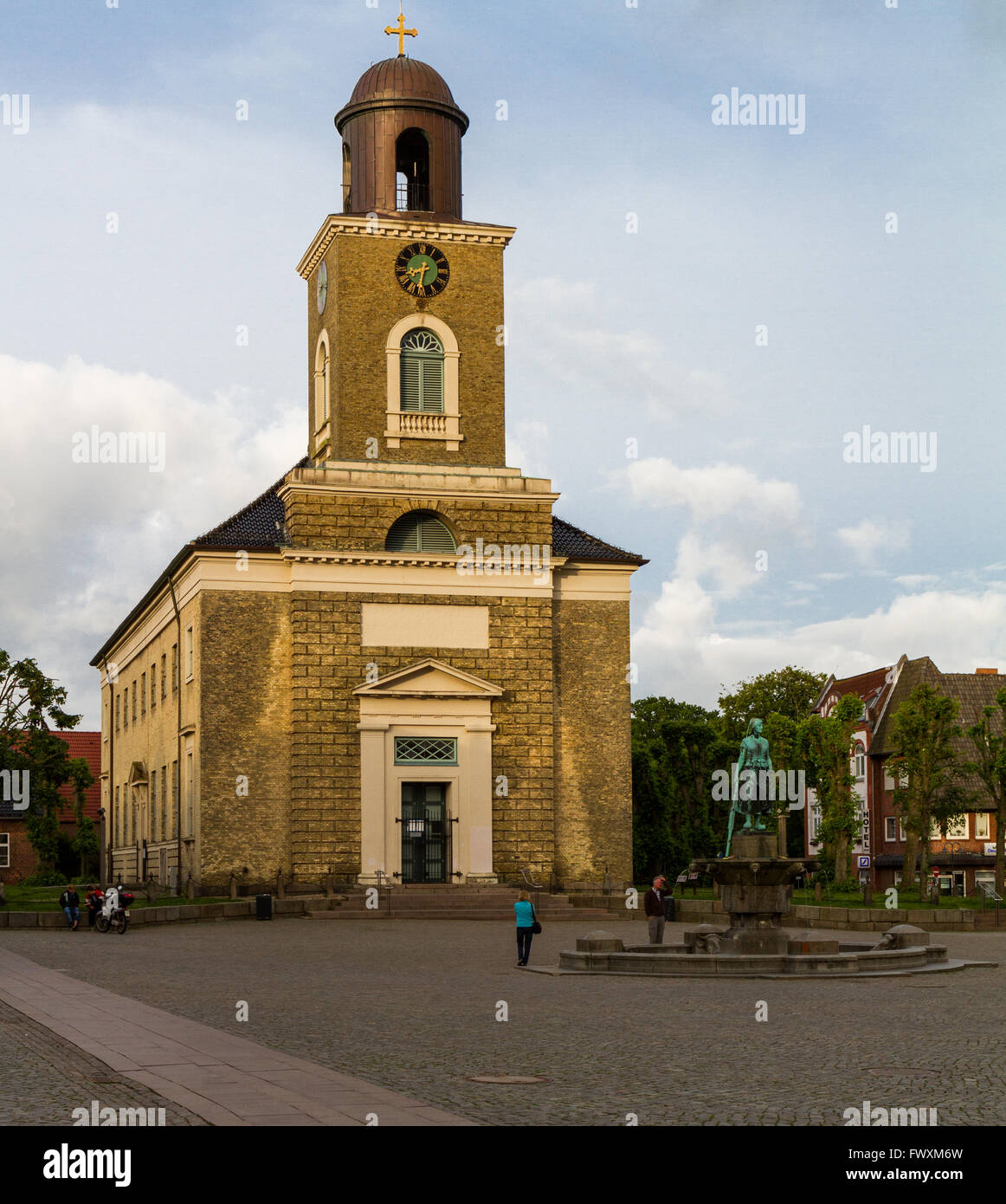 Church in Husum Stock Photo