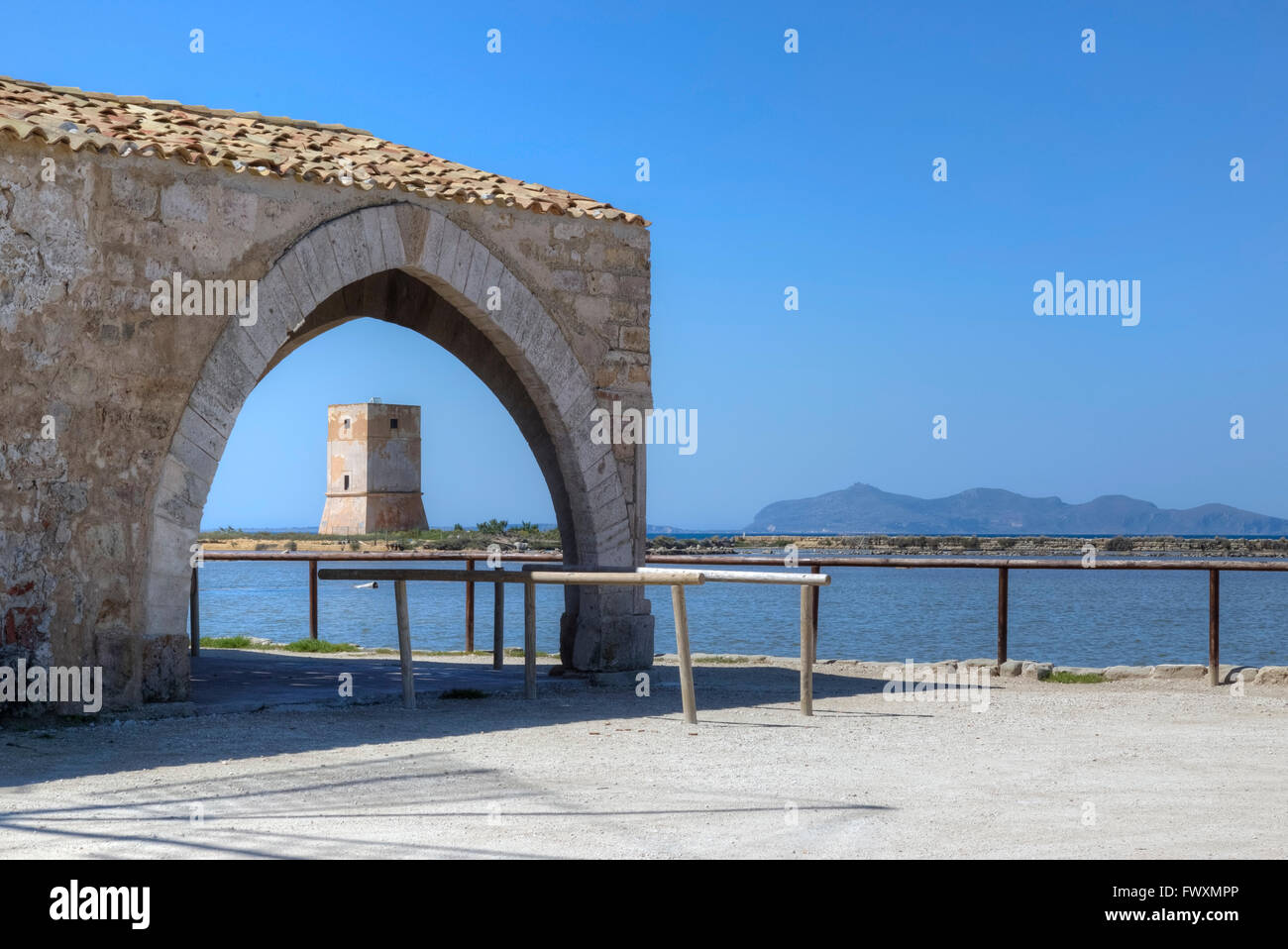 Torre di Nubia, Trapani, Sicily, Italy, Europe Stock Photo