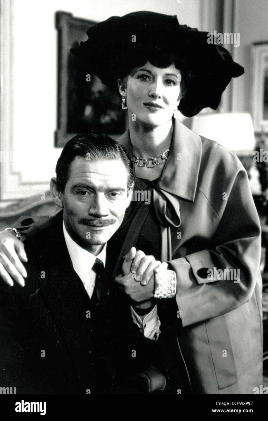 Anthony Andrews and Annette O'Toole in the film Jewels Stock Photo