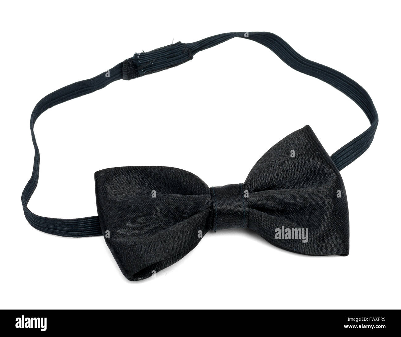 Black bow tie Stock Photo
