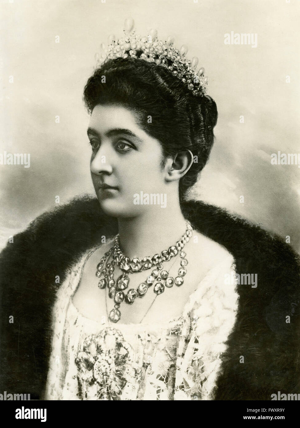 Queen Elena of Montenegro Savoy, Italy Stock Photo