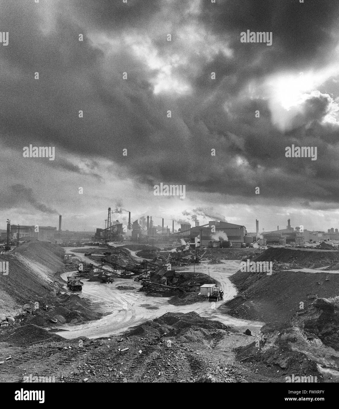 Ravenscraig steel works, Motherwell, Scotland. 1989 Stock Photo