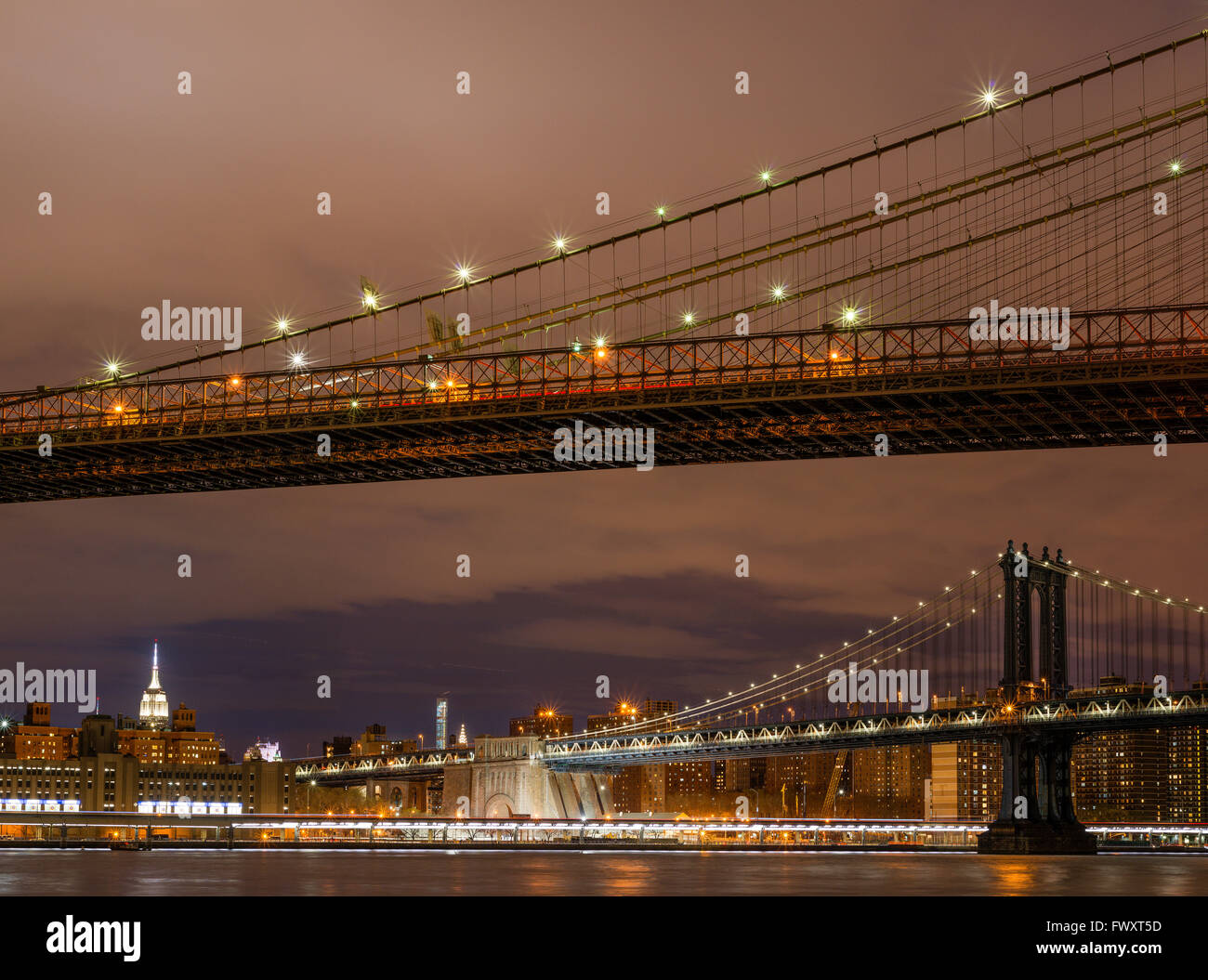 Bridges illuminated with the sky hi-res stock photography and images ...