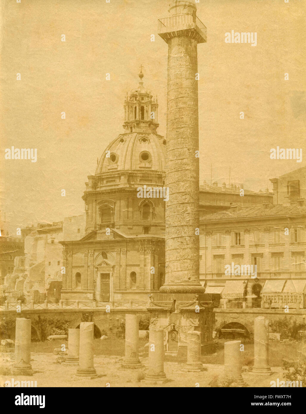 The Trajan's Column, Rome, Italy Stock Photo - Alamy