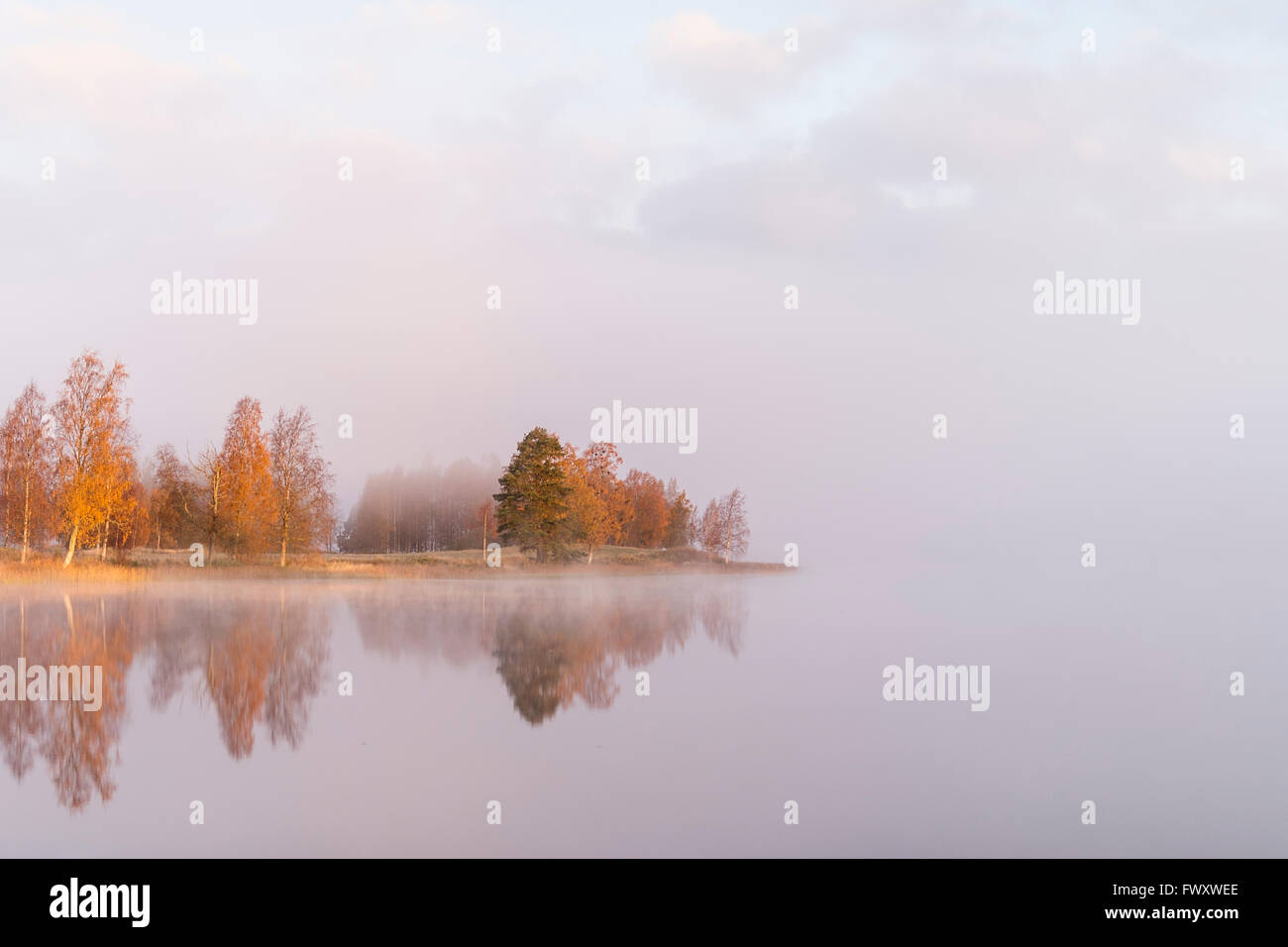 Sweden Vastmanland Bergslagen Hallefors Grythyttan Bovik Lake