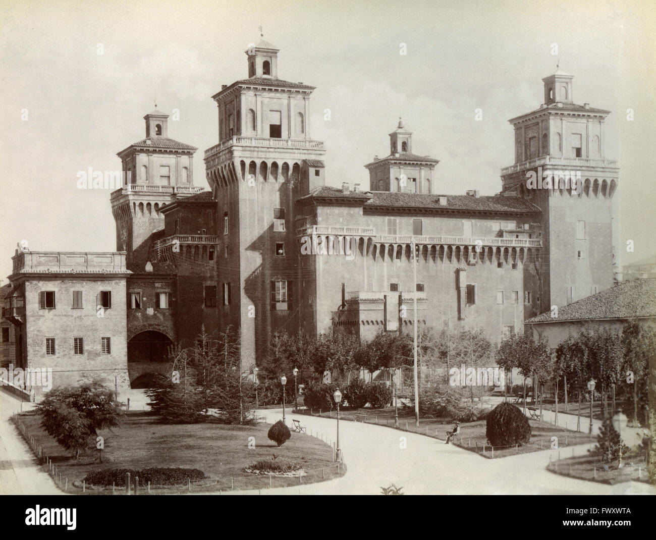 The Estense Castle, Ferrara, Italy Stock Photo