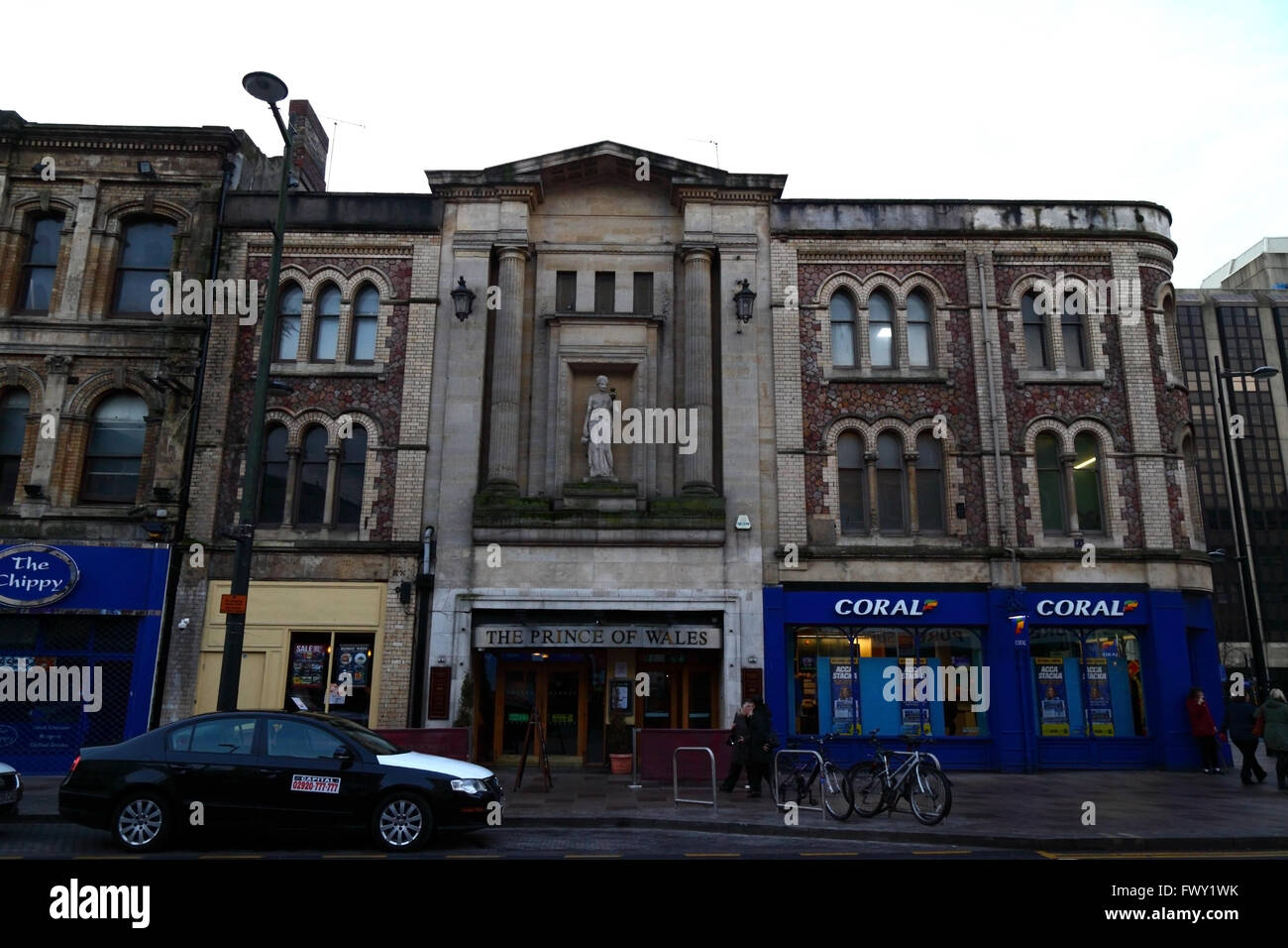 The Prince of Wales Weatherspoons pub in former theatre building, Cardiff, South Glamorgan, Wales, United Kingdom Stock Photo