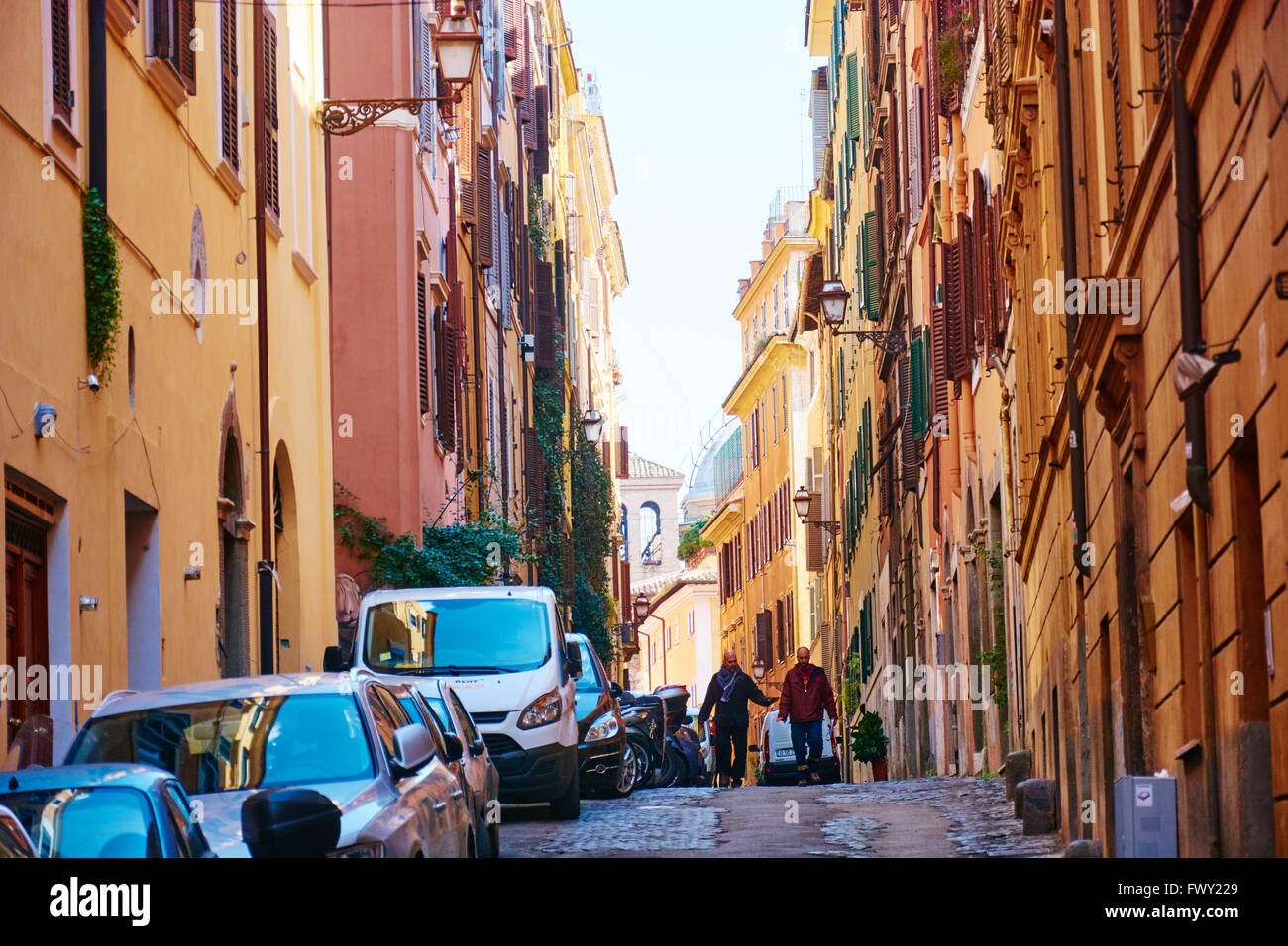 Sold Rome Street Streets of Rome Stock Photo - Alamy