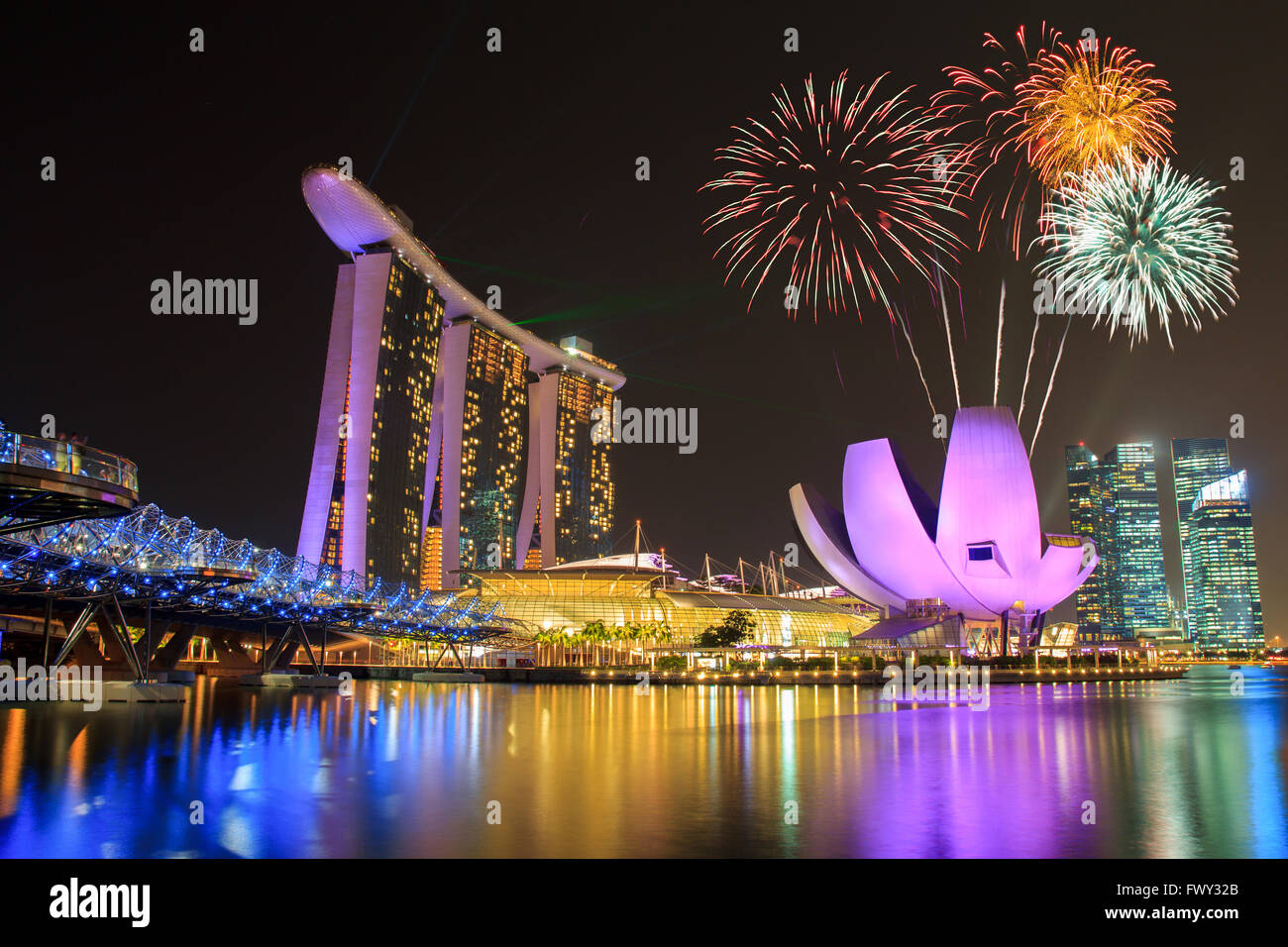 chinese new year fireworks marina bay 2025