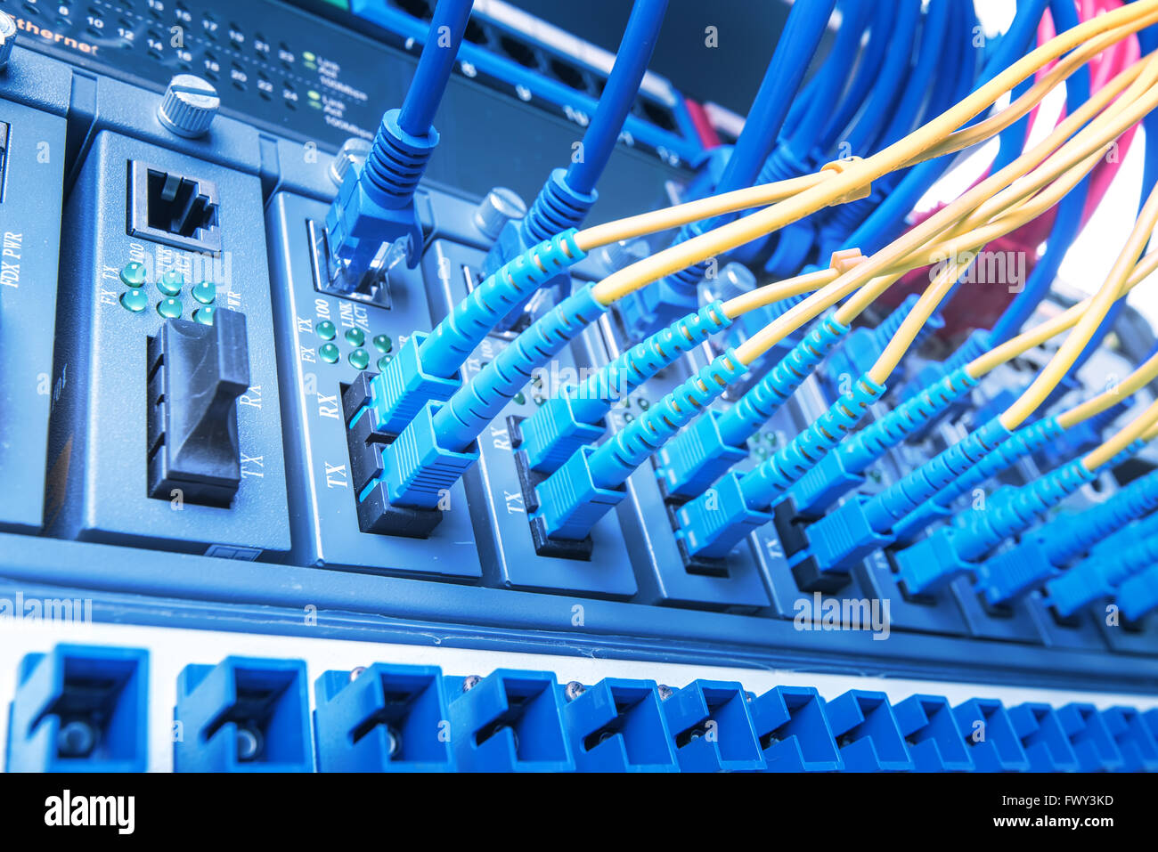 Fiber optic connecting on hi-res stock photography and images - Alamy
