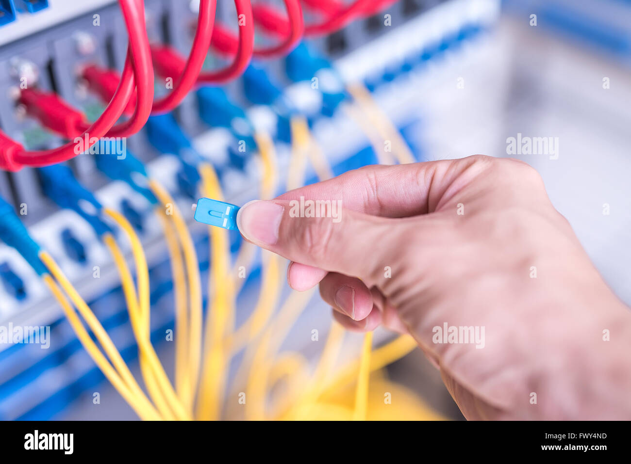 Fiber communications hi-res stock photography and images - Alamy