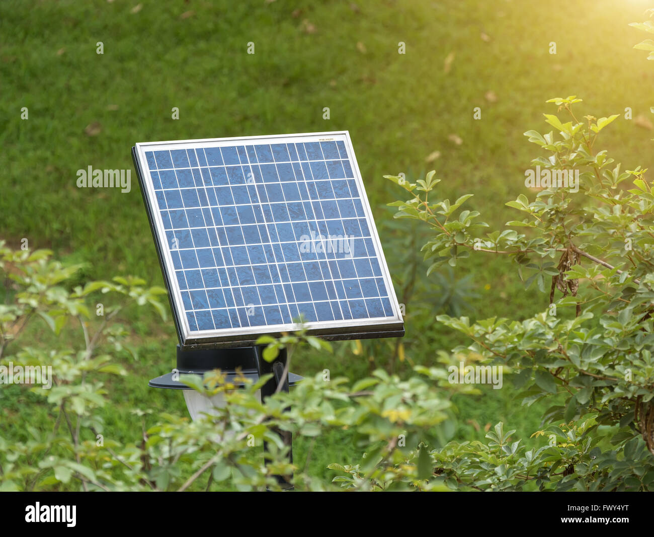 Solar Power Plant Stock Photo