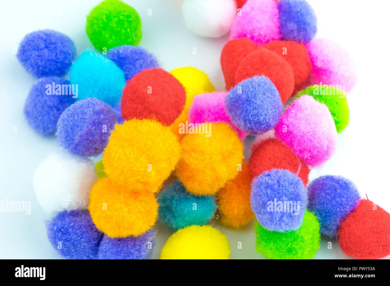 Colourful cotton balls hi-res stock photography and images - Alamy