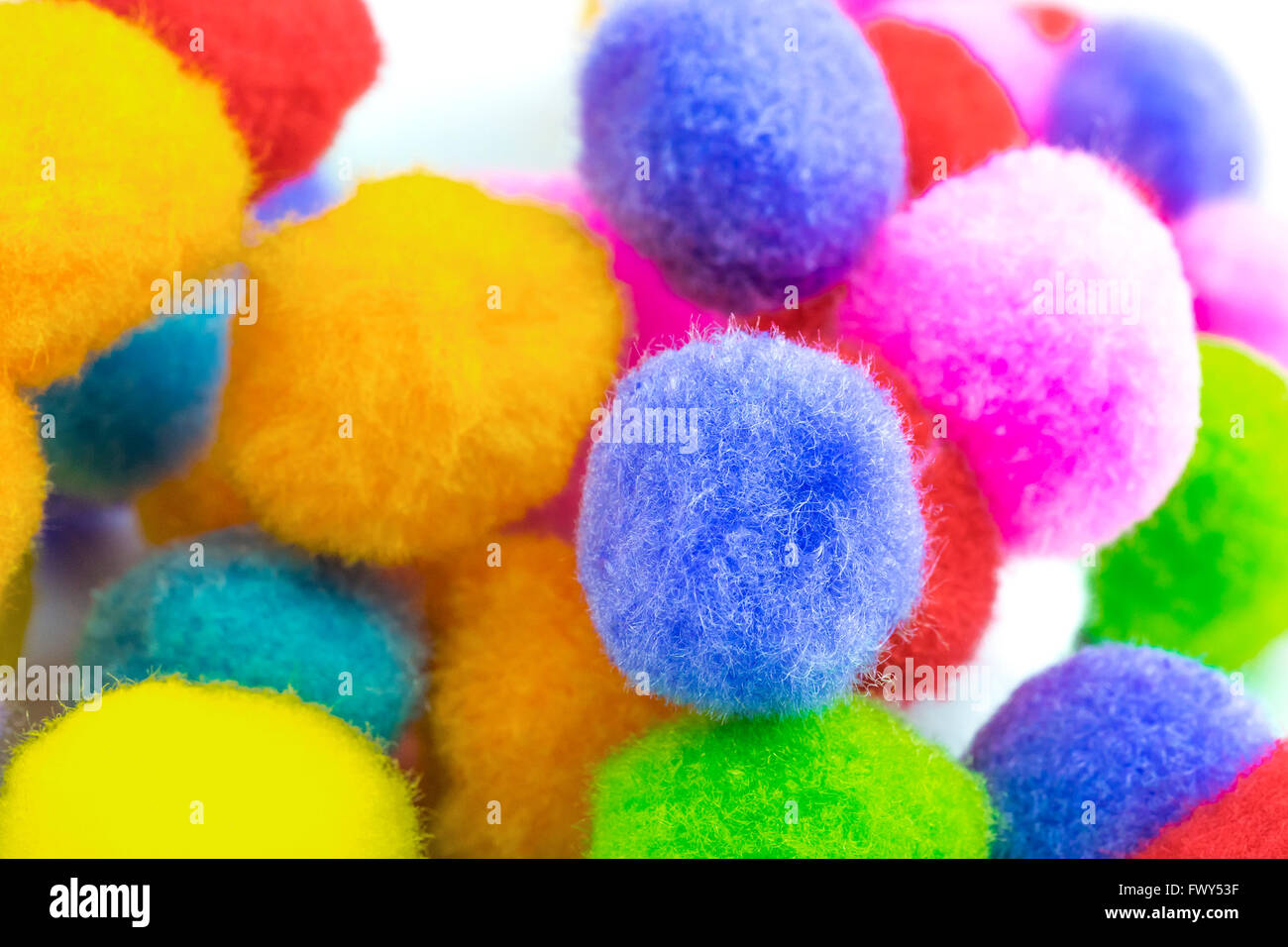 Colorful cotton wool Stock Photo Alamy