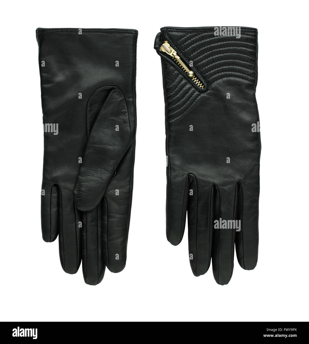 Black leather gloves hires stock photography and images Alamy