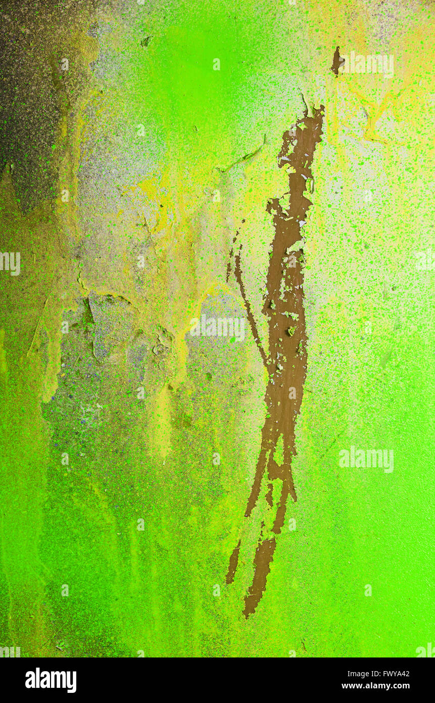Abstract yellow green background surface of splashed color Stock Photo ...