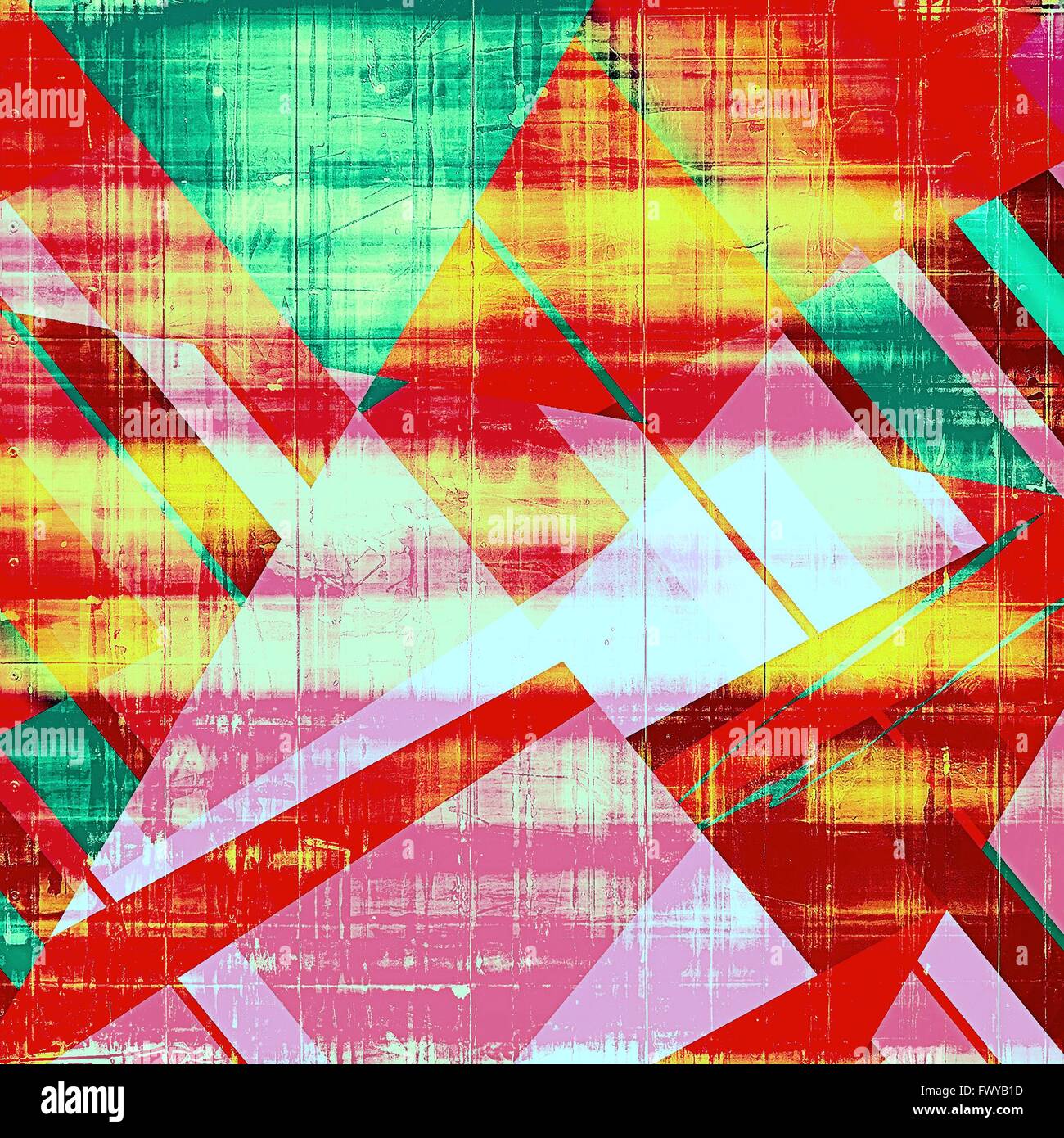 Geometric antique grunge background texture. With different color ...