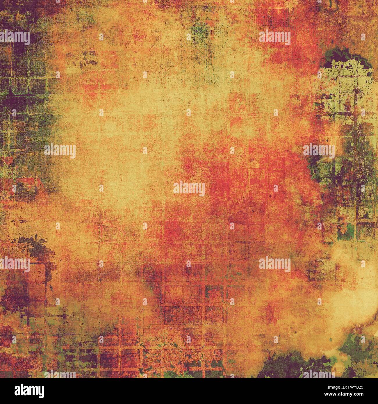 Vintage old texture for creative retro background. With different color ...