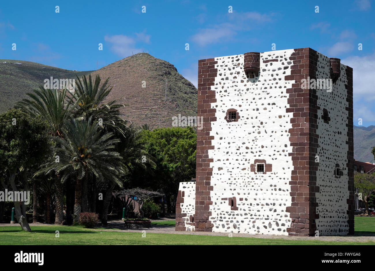 Torre del Conde, San Sebastian, La Gomera, Canary Islands, Spain Stock Photo