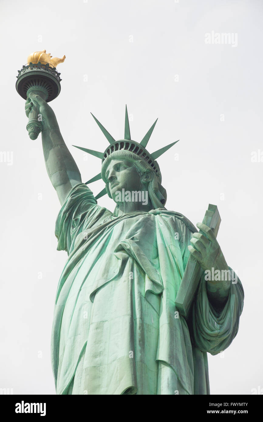 The statue of Liberty, Liberty island, New York city, United States of ...