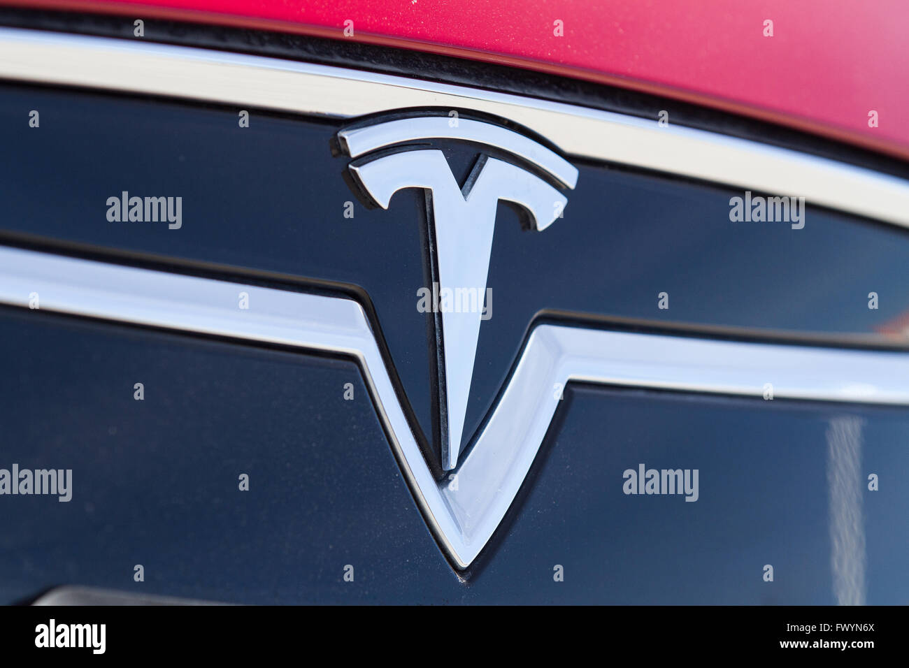A Tesla Model S electric vehicle in Kingston, Ont., on March 12, 2016