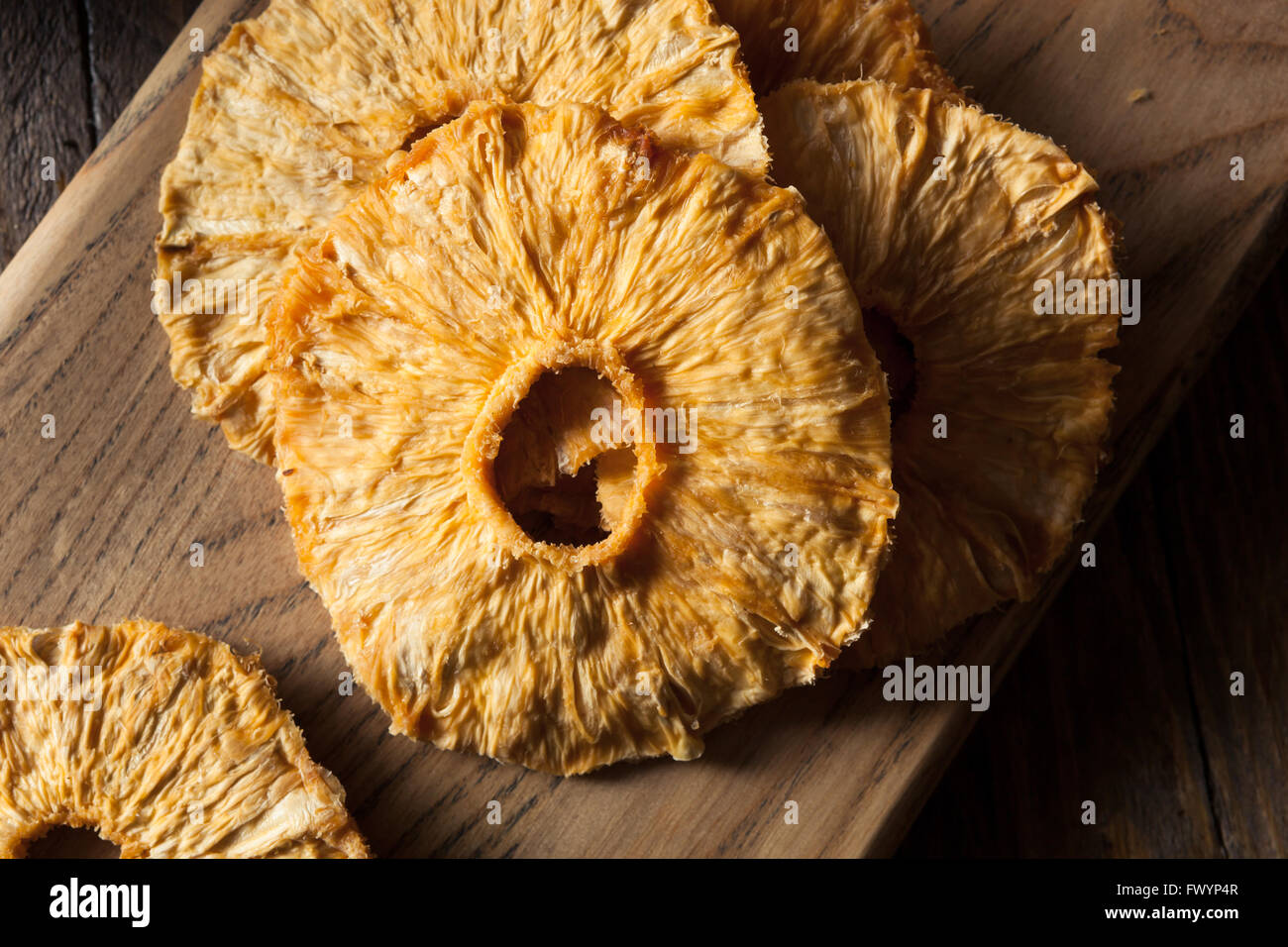 Dry Organic Pineapple Slices Ready to Eat Stock Photo Alamy