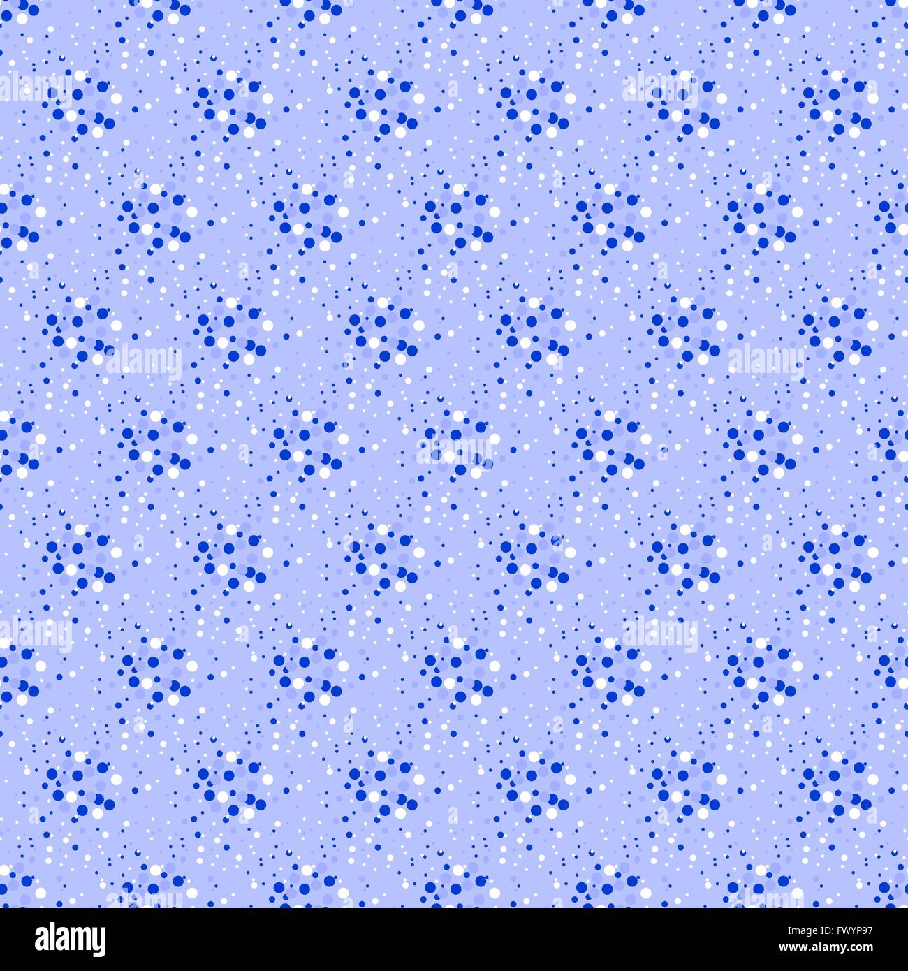Seamless dot pattern on blue background Stock Vector Image & Art - Alamy