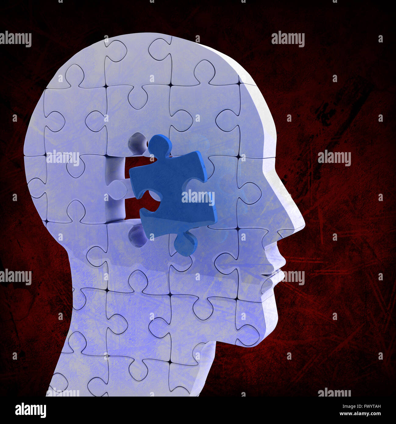 Puzzle Piece Brain Stock Photos & Puzzle Piece Brain Stock Images Alamy