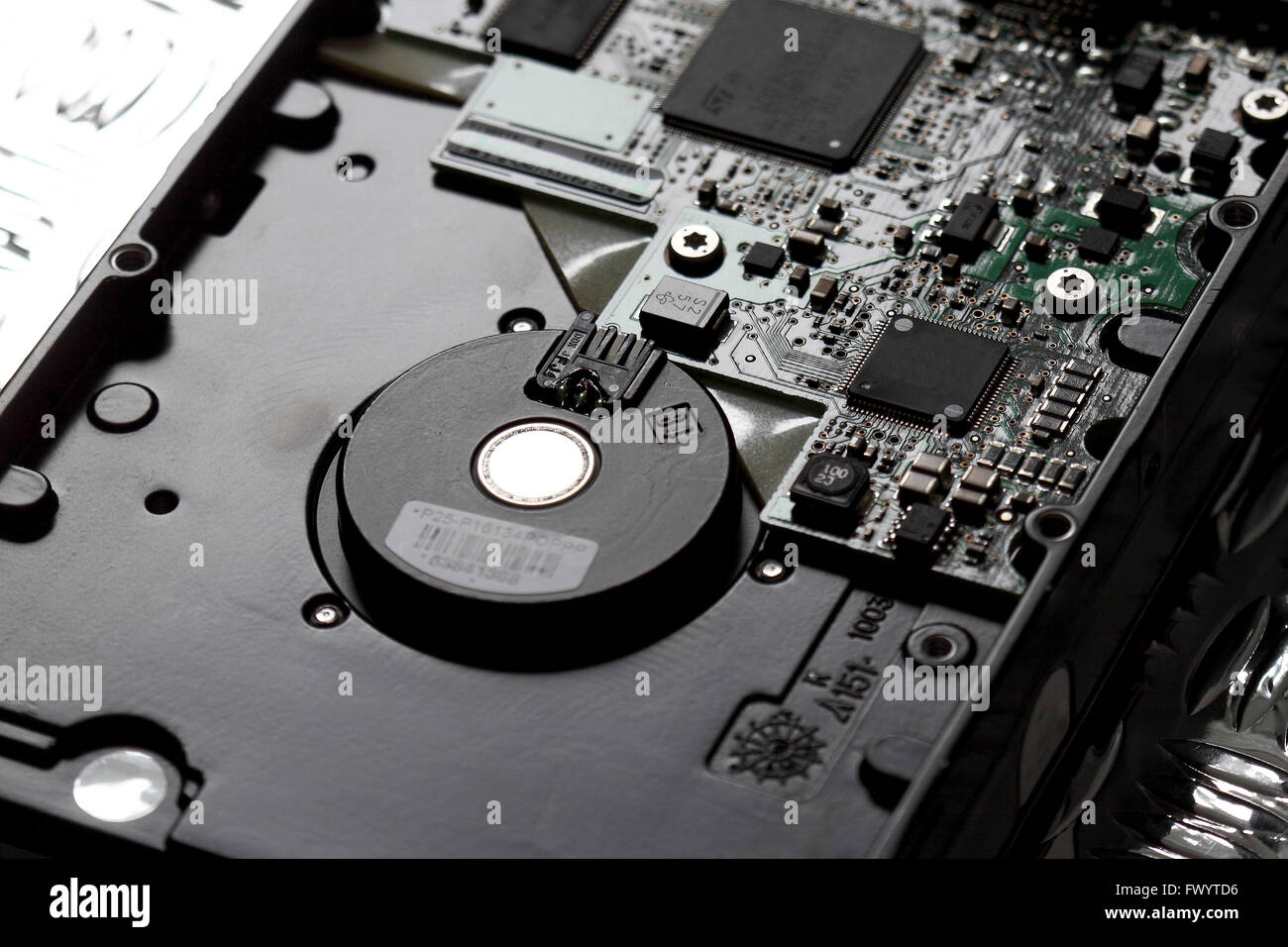 Circuit board hard drive computer Stock Photo Alamy
