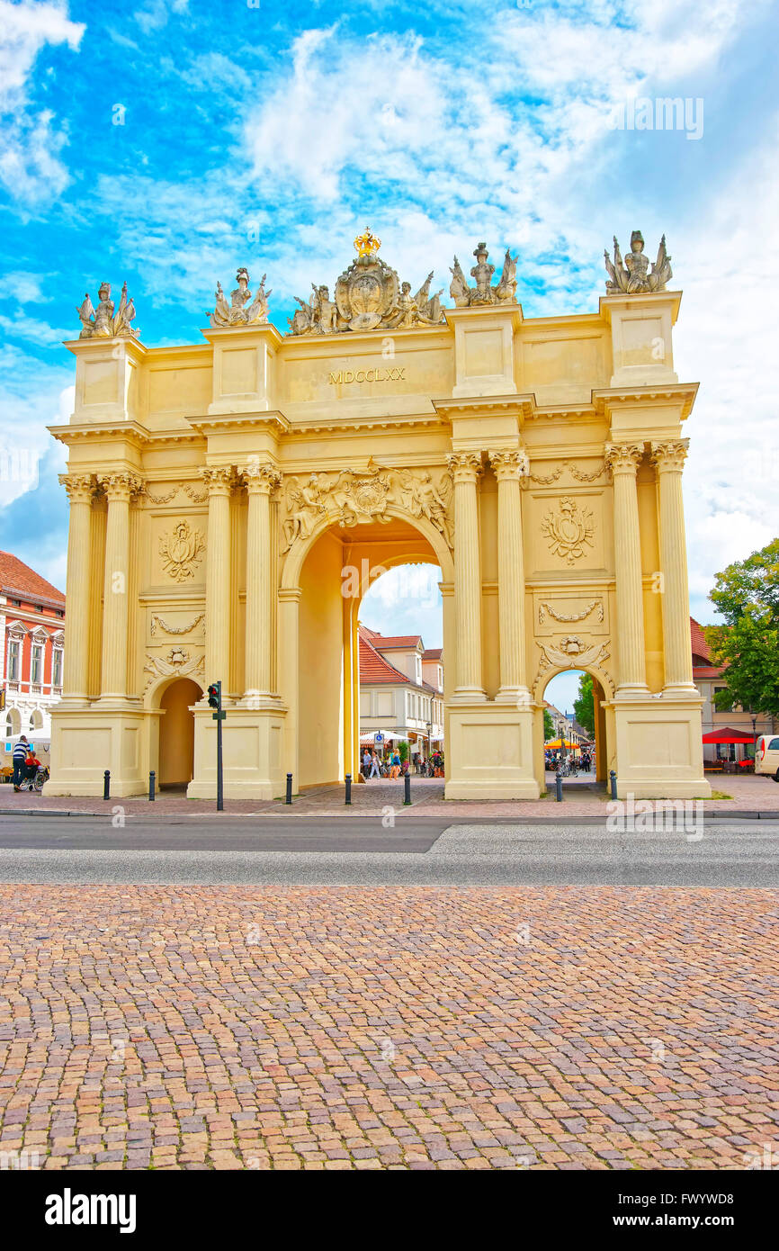 Germany Brandenburg Potsdam Brandenburg Street Stock Photos &amp; Germany