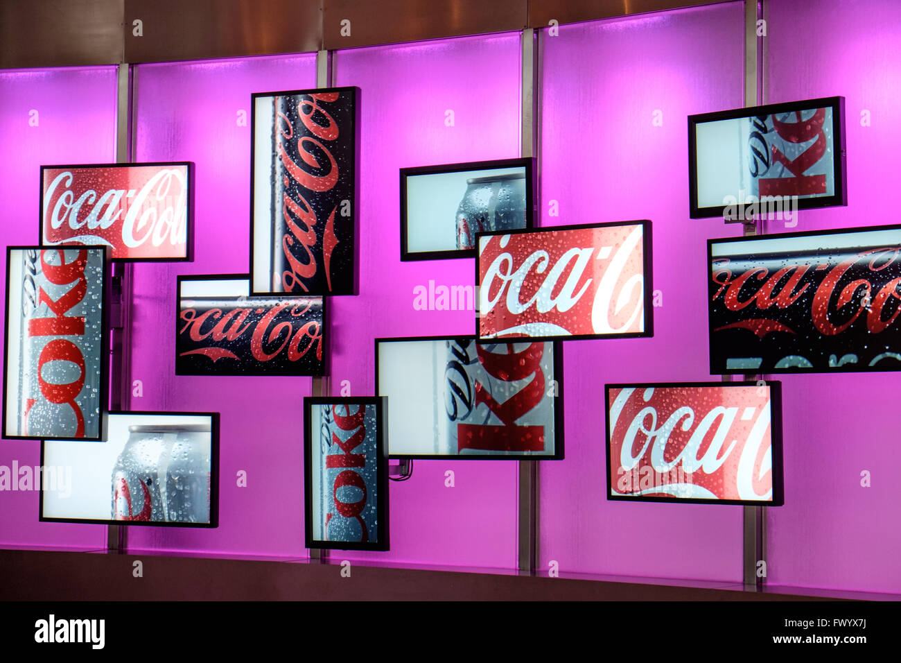 World of CocaCola, Pemberton Place,Atlanta, USA Stock Photo