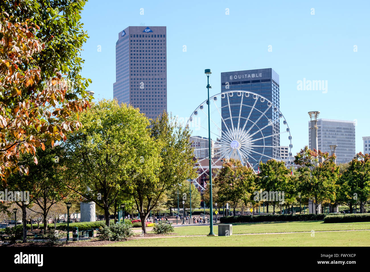 Centennial Olympic Park, Atlanta, Georgia, USA Stock Photo - Alamy