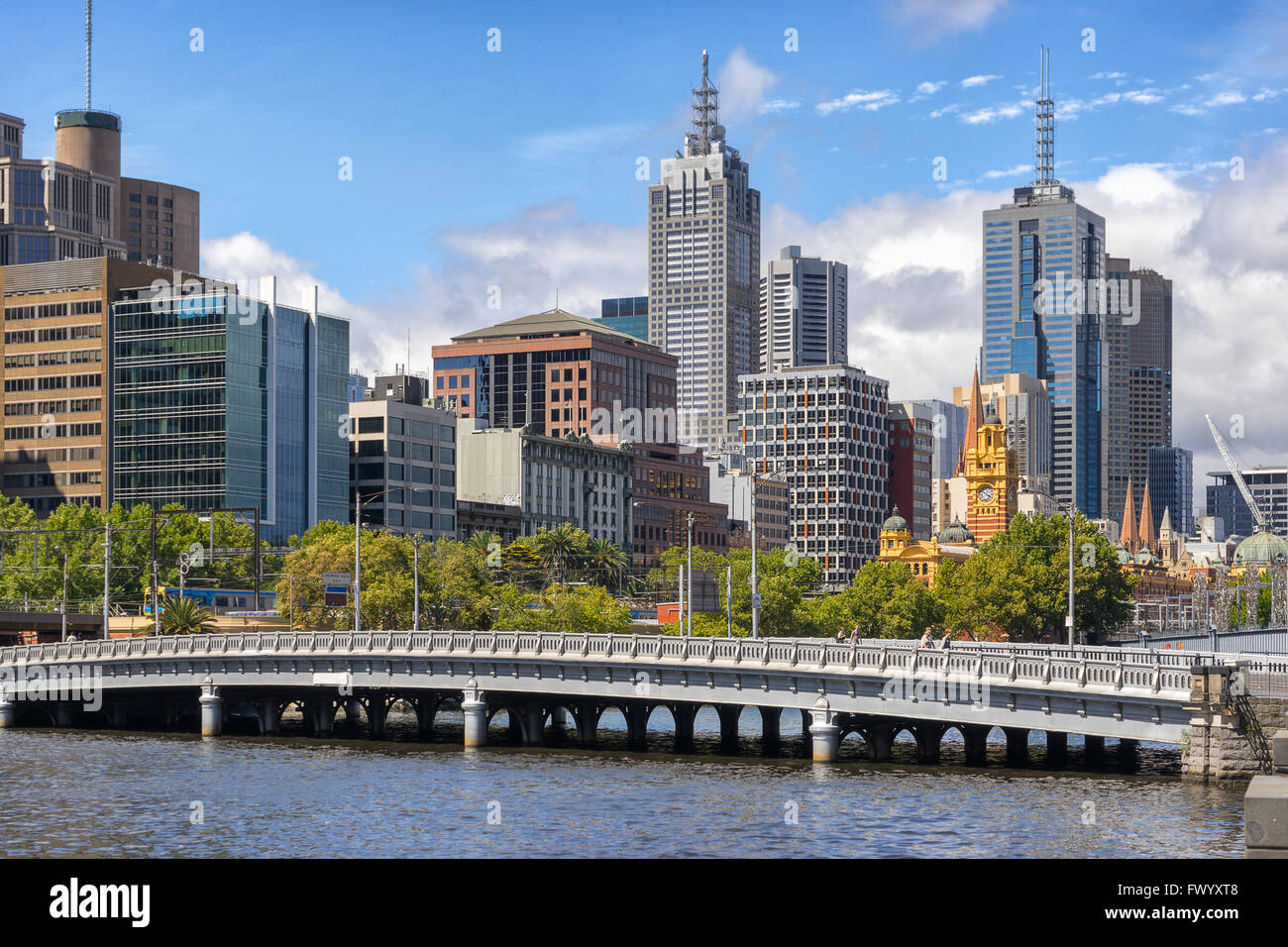 Melbourne CBD Stock Photo