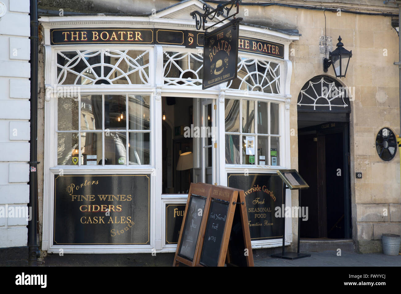 The Boater Pub, Bath, England, UK Stock Photo Alamy