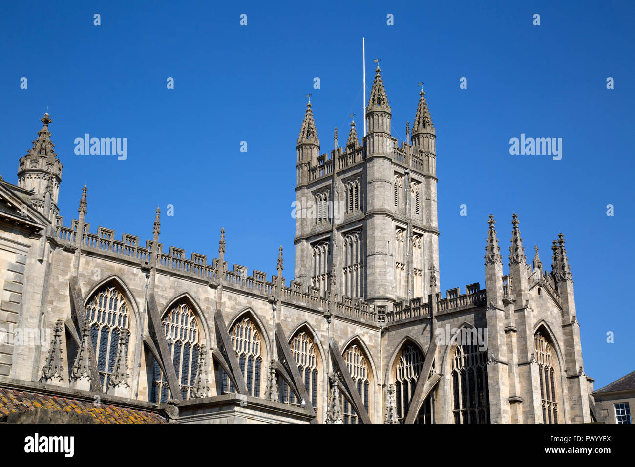 Bath Abbey Facade, England; UK Stock Photo - Alamy
