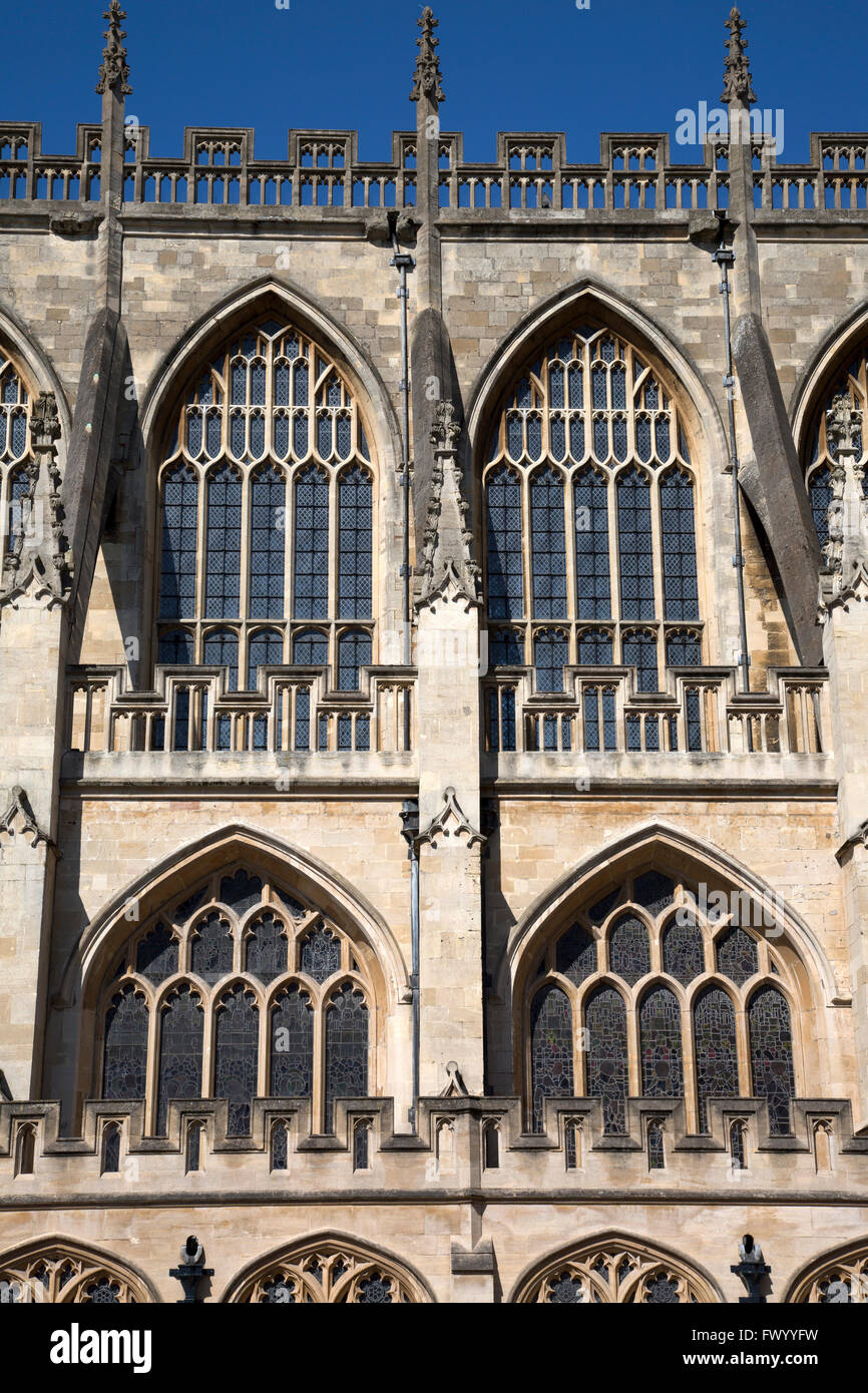 Bath Abbey Facade, England; UK Stock Photo - Alamy