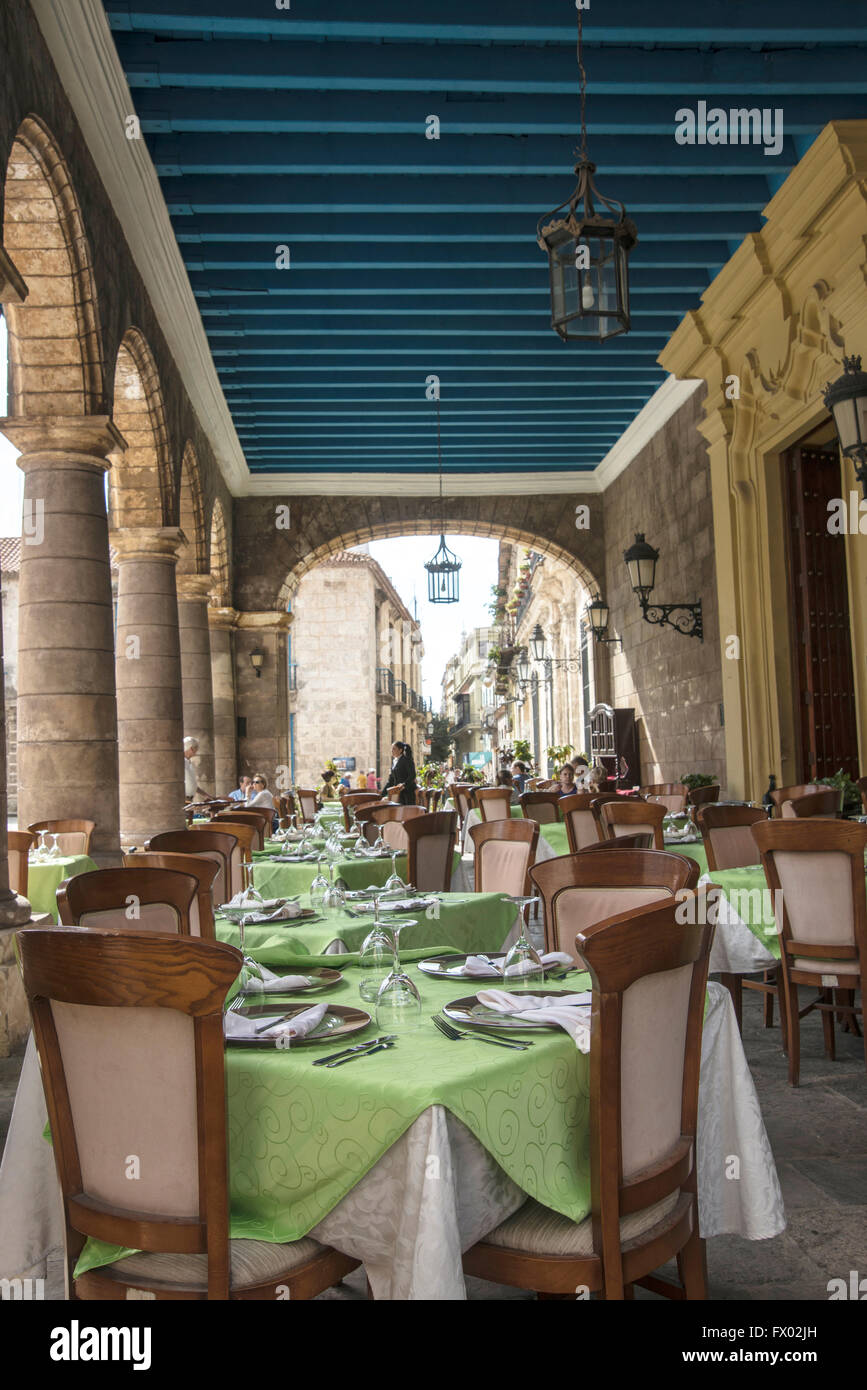 El Patio Restaurant Stock Photo