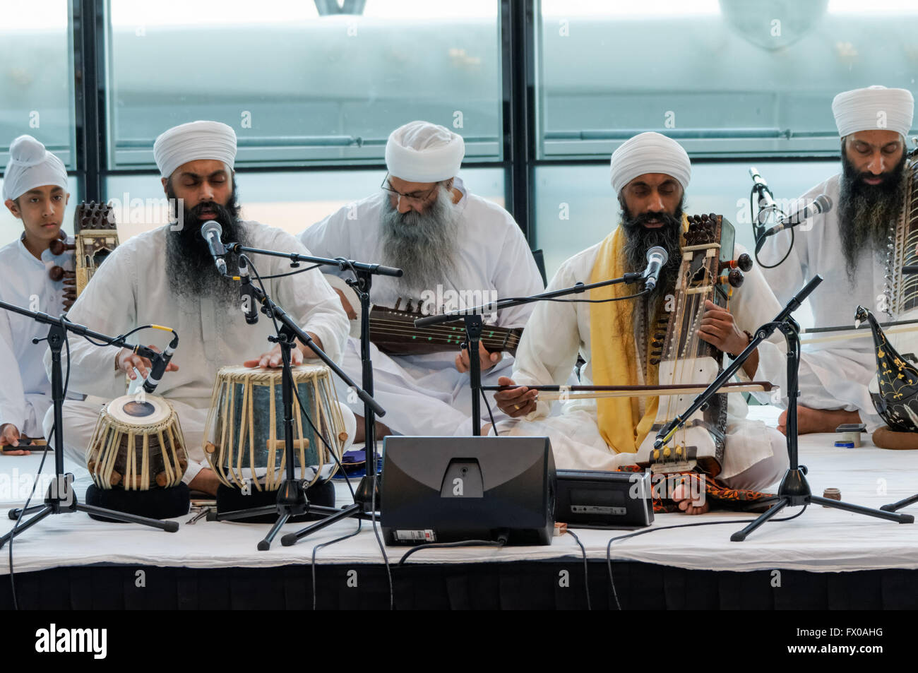 The Vaisakhi (the Sikh New Year) Festival celebrations in London