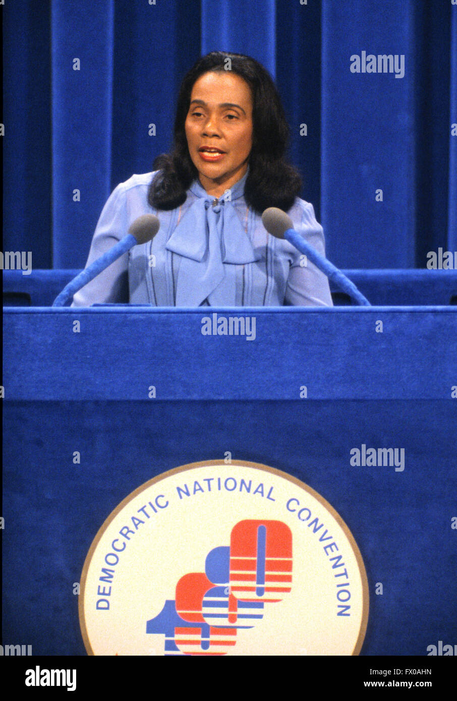New York, New York, USA. 16th Mar, 2016. Coretta Scott King, wife of ...
